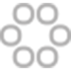 Circles arranged in a larger circle